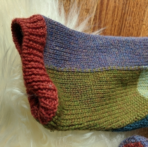 Vintage Patchwork knit Sweater - Picture 6 of 9